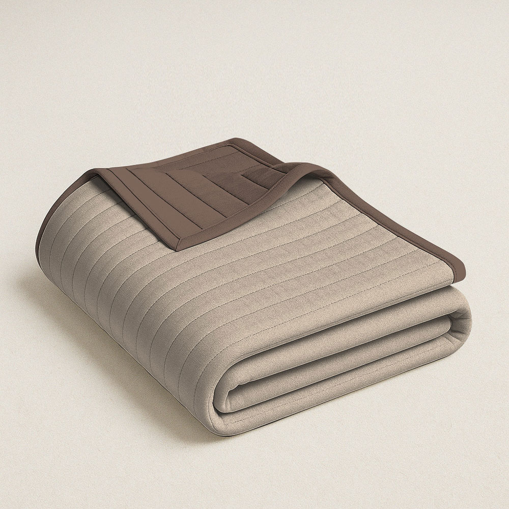 PROVANCE Мосс Покрывало стеганое двустороннее 180х200см, 100% полиэстер, 2 цвета, арт.№ 486-225