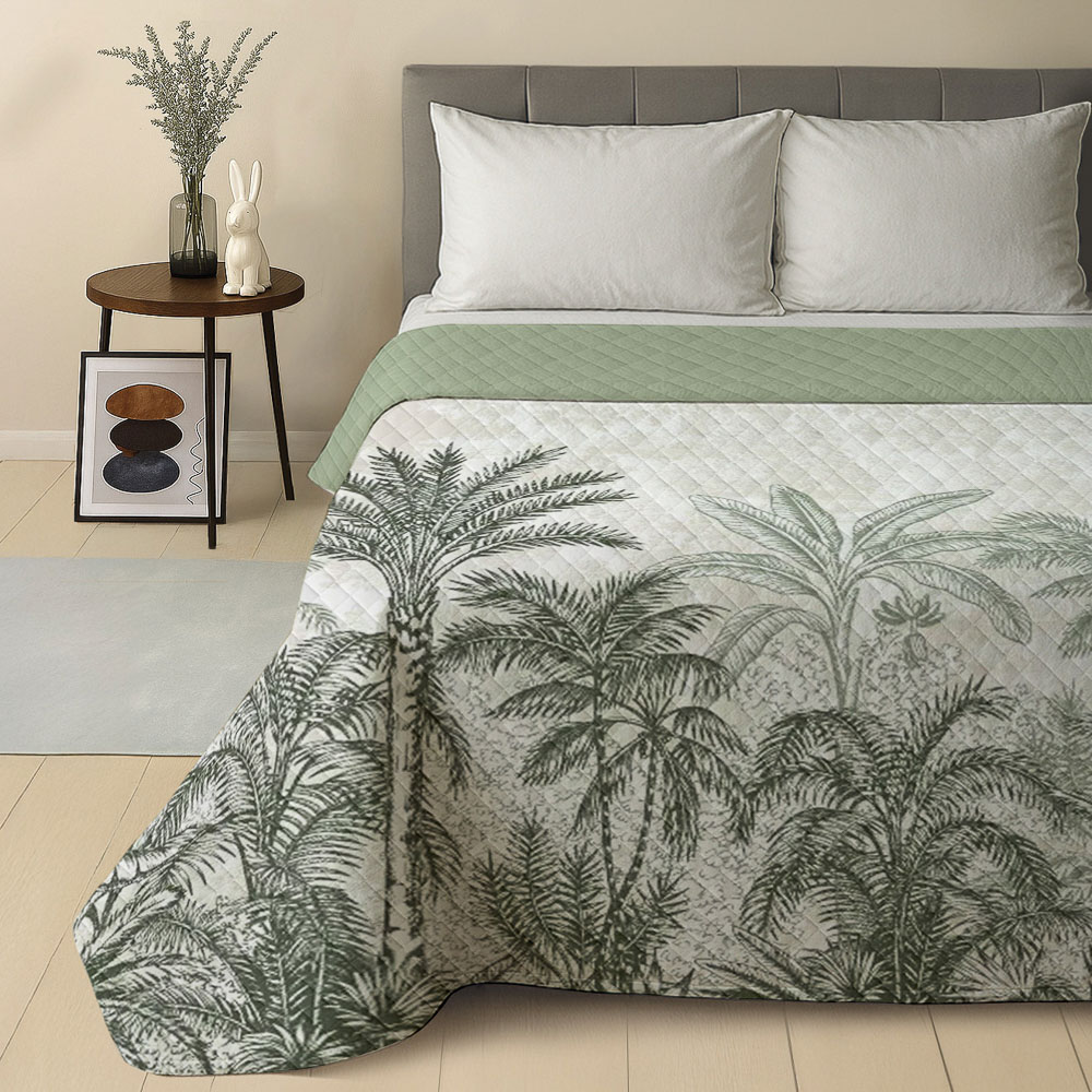 PROVANCE Мосс Покрывало стеганое принтованное 200х220см, 100% полиэстер, арт.№ 486-226