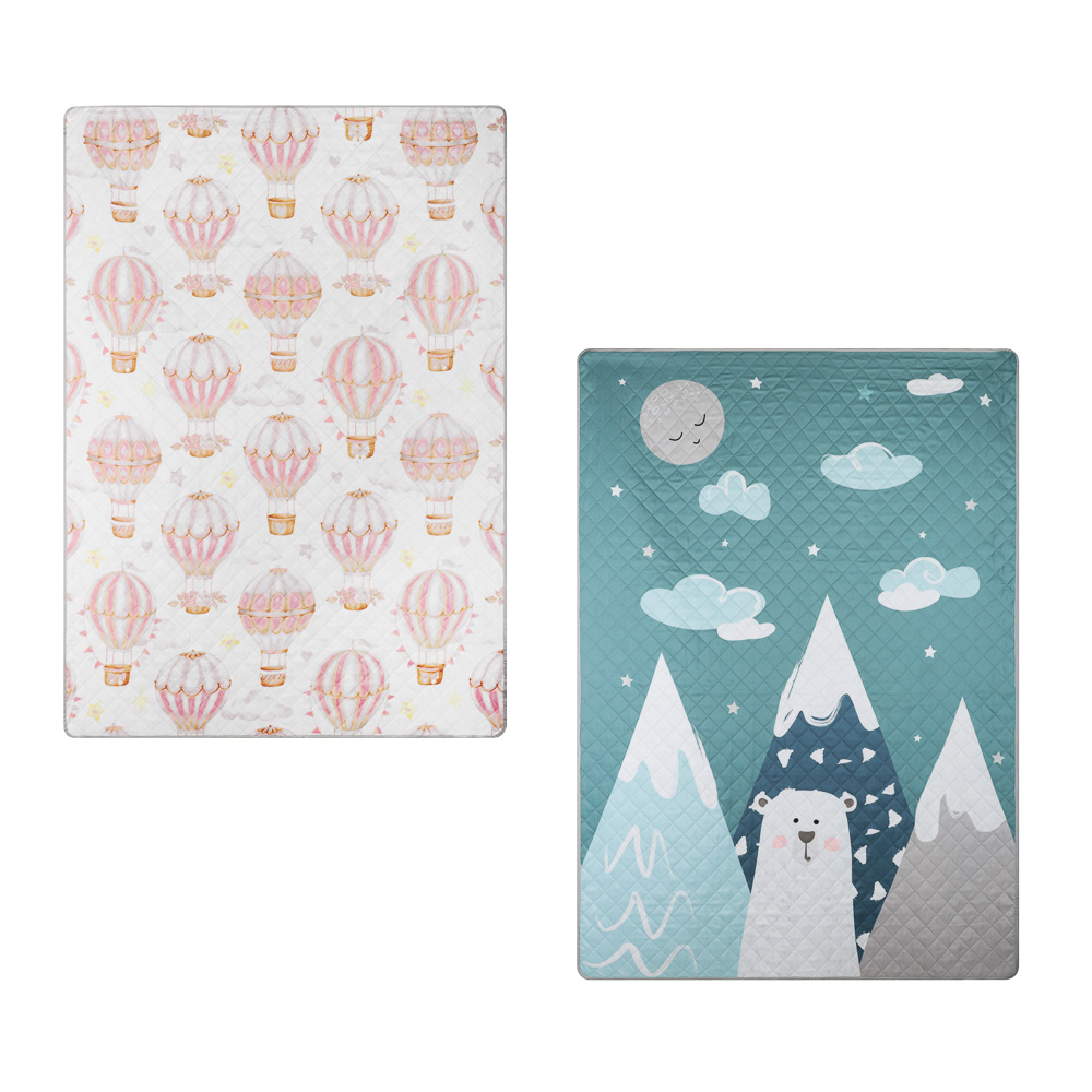 PROVANCE Сновиль Покрывало стеганое 140х200см, 100% полиэстер, 2 дизайна, арт.№ 484-204