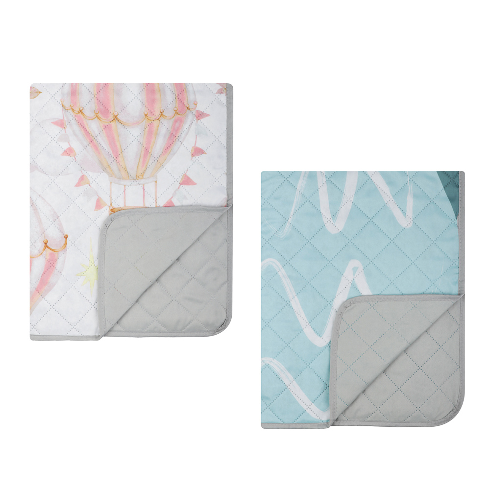 PROVANCE Сновиль Покрывало стеганое 140х200см, 100% полиэстер, 2 дизайна, арт.№ 484-204