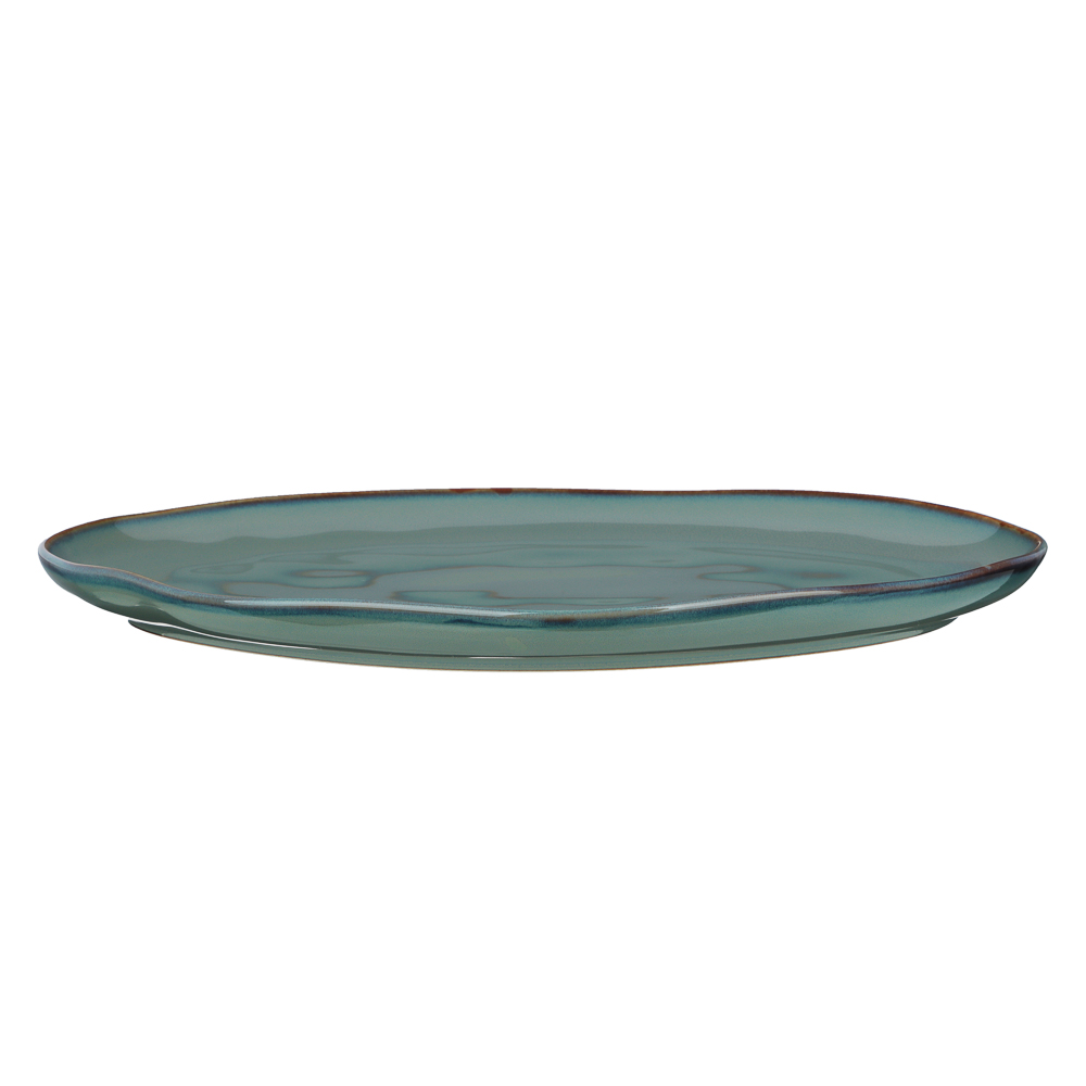 Ivlev Chef Органика Блюдо овальное, 36х26x3см, фарфор, серый, арт.№ 816-393