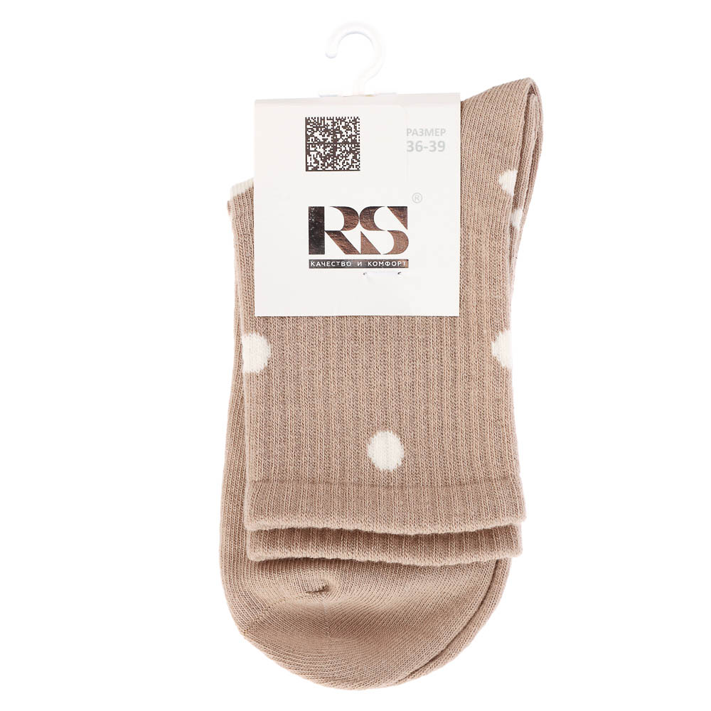 Носки женские классические, состав: 78% хлопок, 20% спандекс, 2% латекс, р. 36-39, арт.№ 019-524