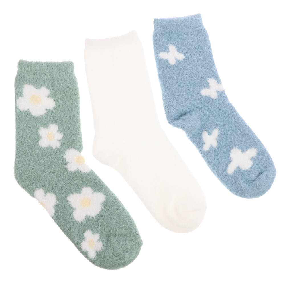 Носки женские с имитацией норки р. 36-39, 98% полиэстер, 2% спандекс, RSQ6, арт.№ 019-526