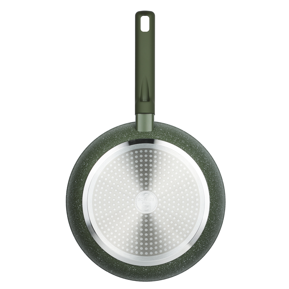 SATOSHI Кантри Сковорода литая d26см, антипригарное покрытие мрамор, индукция, 3 цвета, арт.№ 846-761