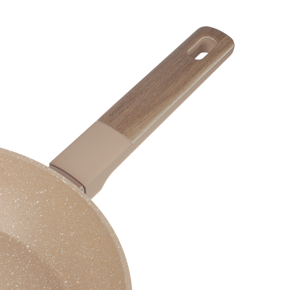 SATOSHI Кантри Сковорода литая d26см, антипригарное покрытие мрамор, индукция, 3 цвета, арт.№ 846-761