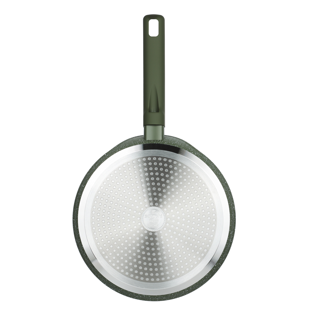 SATOSHI Кантри Сковорода литая блинная d24см, антипригарное покрытие мрамор, индукция, 3 цвета, арт.№ 846-763