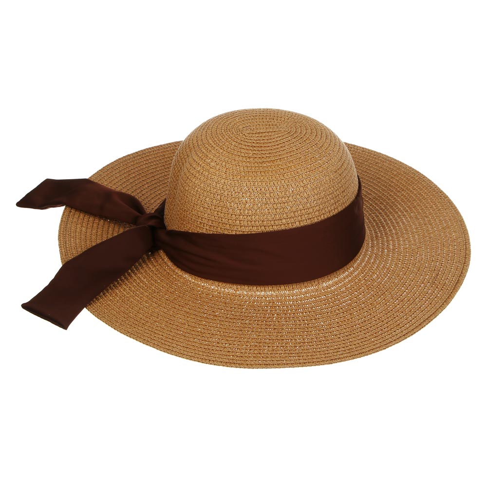 Шляпа женская с бантом, р.58, 100% целлюлоза, тм GALANTE, разноцветная, #1, арт.№ 314-027