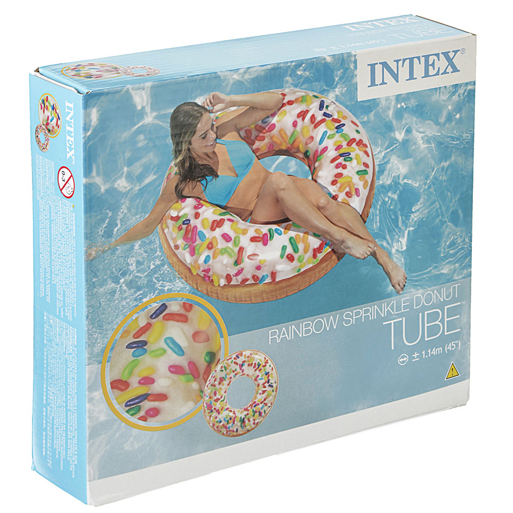 INTEX Круг "пончик", Возраст 9+, 99х25 см, 56263NP, арт.№ 055-001