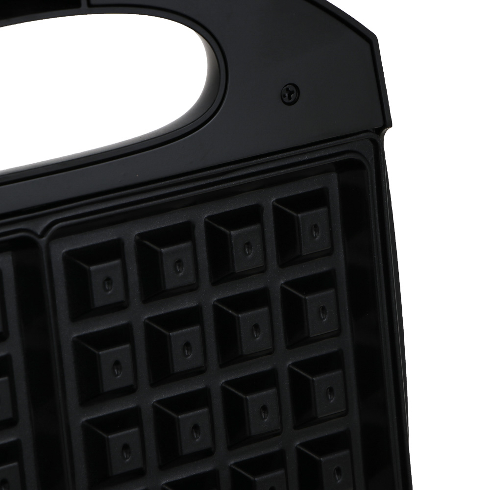 LEBEN Вафельница для бельгийских вафель, 1000 Вт, пластик, нерж. сталь, антипригарное покрытие, арт.№ 271-041