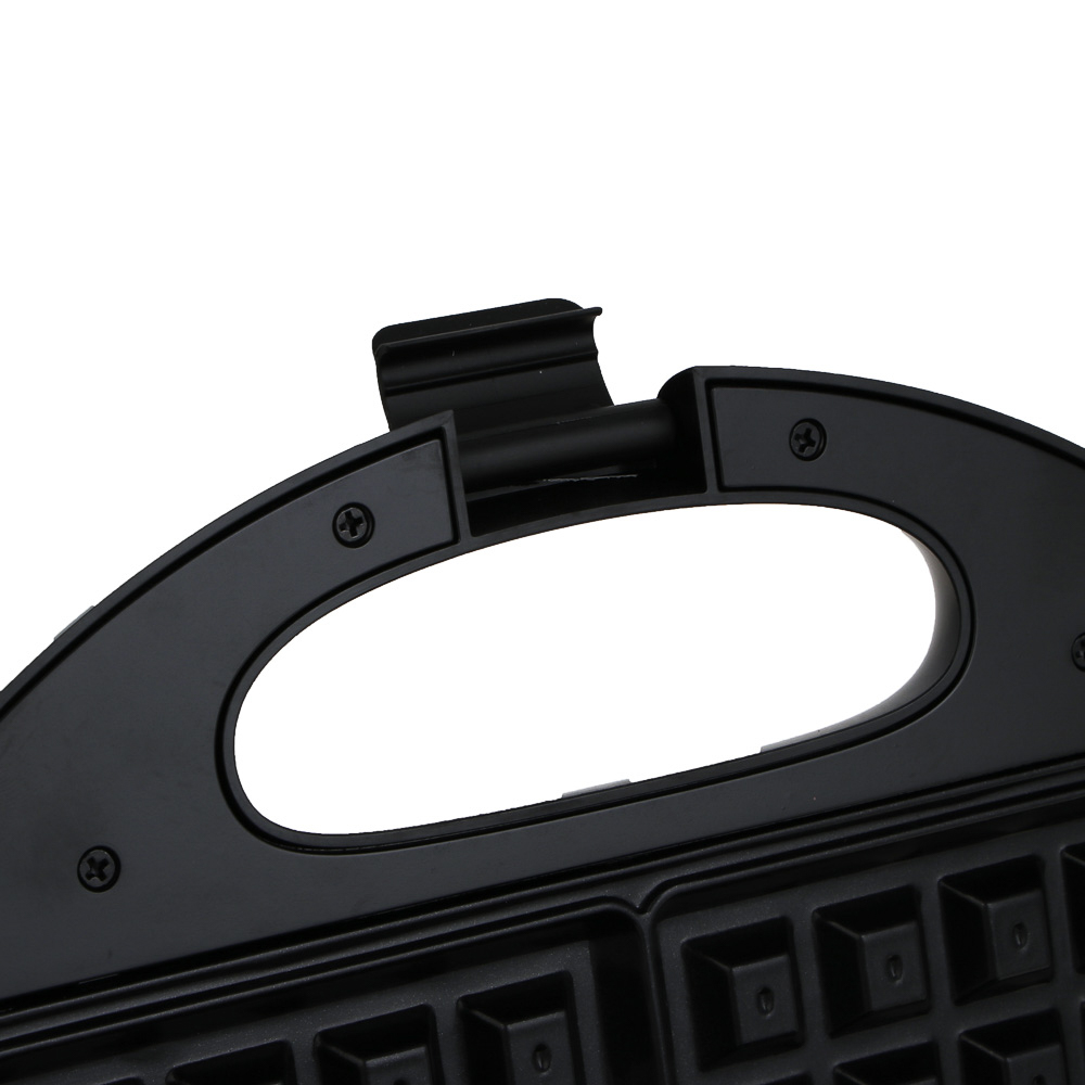 LEBEN Вафельница для бельгийских вафель, 1000 Вт, пластик, нерж. сталь, антипригарное покрытие, арт.№ 271-041