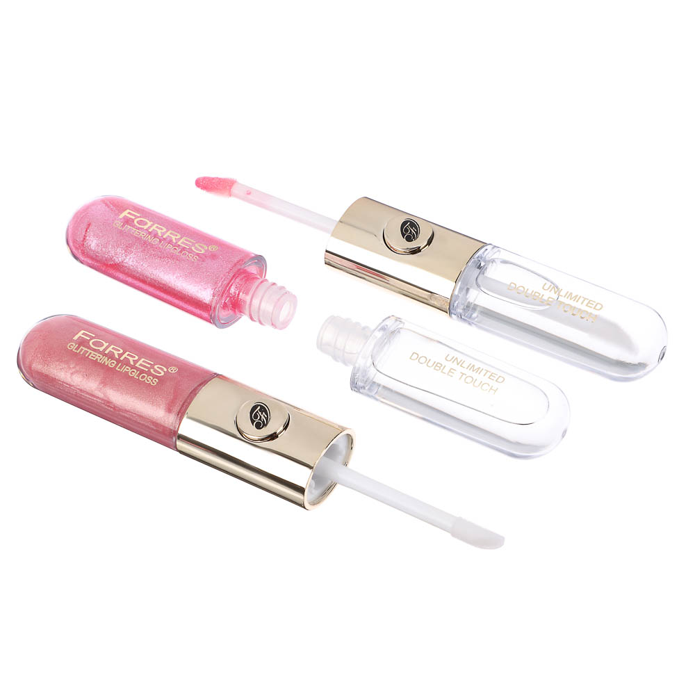 Сияющий блеск + масло для губ 2 в 1, тм Farres, 10 мл, арт.№ 330-659