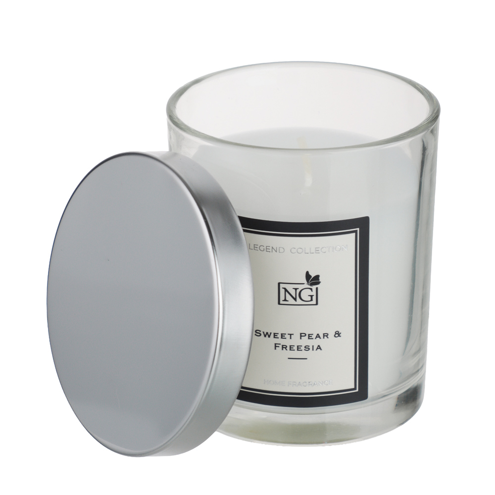 NEW GALAXY Свеча ароматизированная LEGEND COLLECTION, 88 гр, Sweet Pear & Freesia, арт.№ 778-285