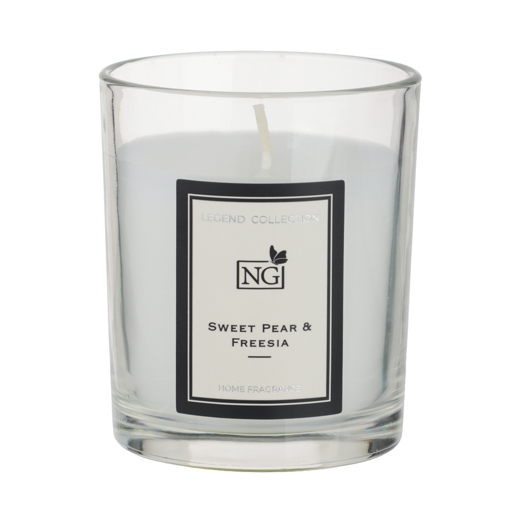NEW GALAXY Свеча ароматизированная LEGEND COLLECTION, 88 гр, Sweet Pear & Freesia, арт.№ 778-285