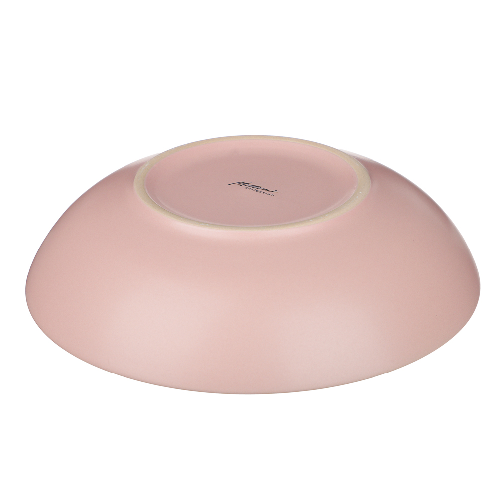 Тарелка для супа/салатник 20см, тм MILLIMI розовый, керамика, арт.№ 824-279