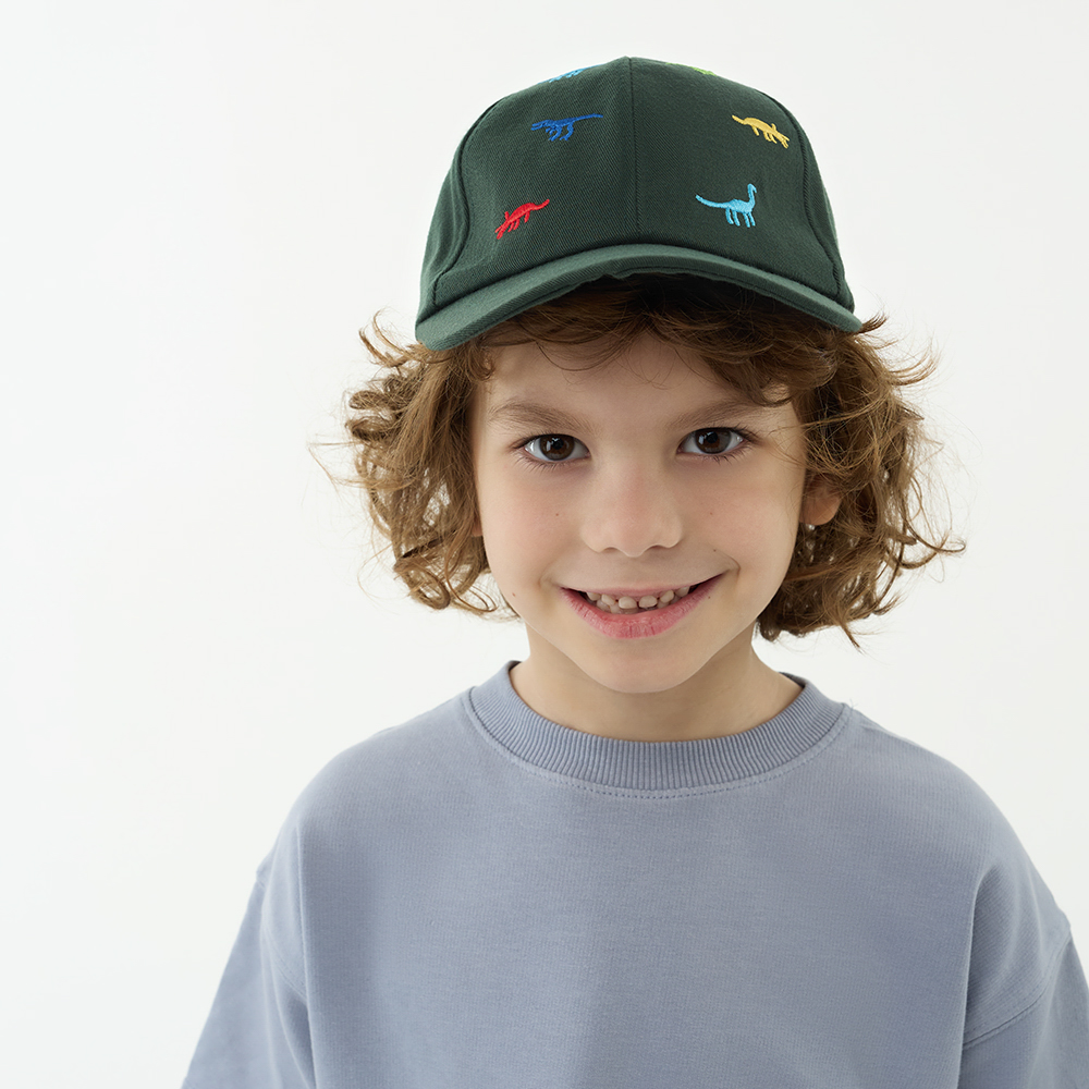 GALANTE Кепка детская, р.52, 30% хлопок, 70% полиэстер, зеленый, ВЛ25-02, #4, арт.№ 314-936