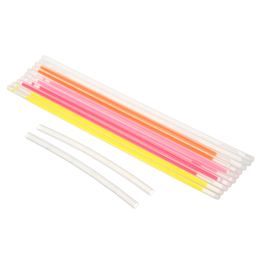 СНОУ БУМ Набор неоновых браслетов 10шт по 20 см, 5 цветов, пластик, арт.№ 393-359