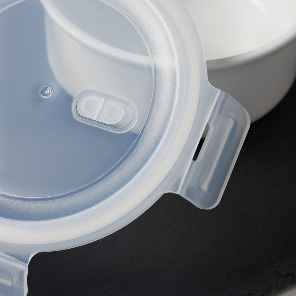 Ivlev Chef Элеганс Салатник с крышкой, 400мл, 13,5х13,5х6,5см, фарфор, арт.№ 824-568