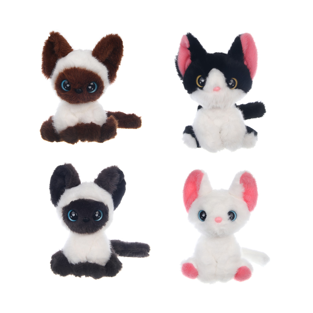 Игрушка мягкая "Кисик", полиэстер, ИГРОЛЕНД, 3+, 1811-17, арт.№ 264-555