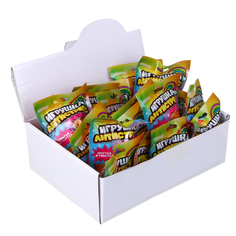 ИГРОЛЕНД Игрушка-антистресс, мялка "Капибара", TPR, 9х13см, 2 дизайна, арт.№ 297-118