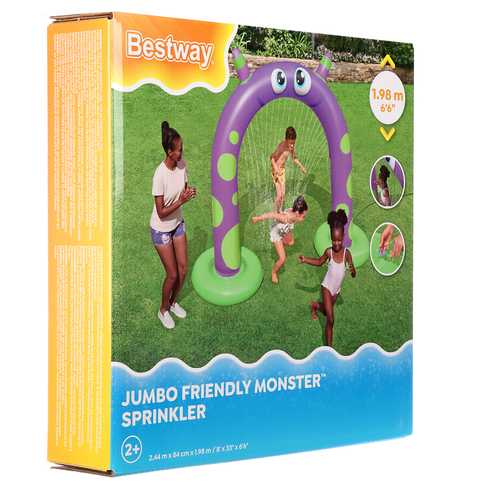 BESTWAY Брызгалка JUMBO FRIENDLY MONSTER, 244x84x198см, до 3-х лет, 52640, арт.№ 029-057
