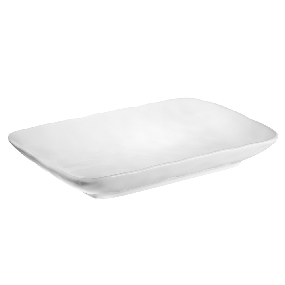 MILLIMI Вейв Блюдо прямоугольное, 26,5х17,5х3,5см, фарфор, арт.№ 816-019