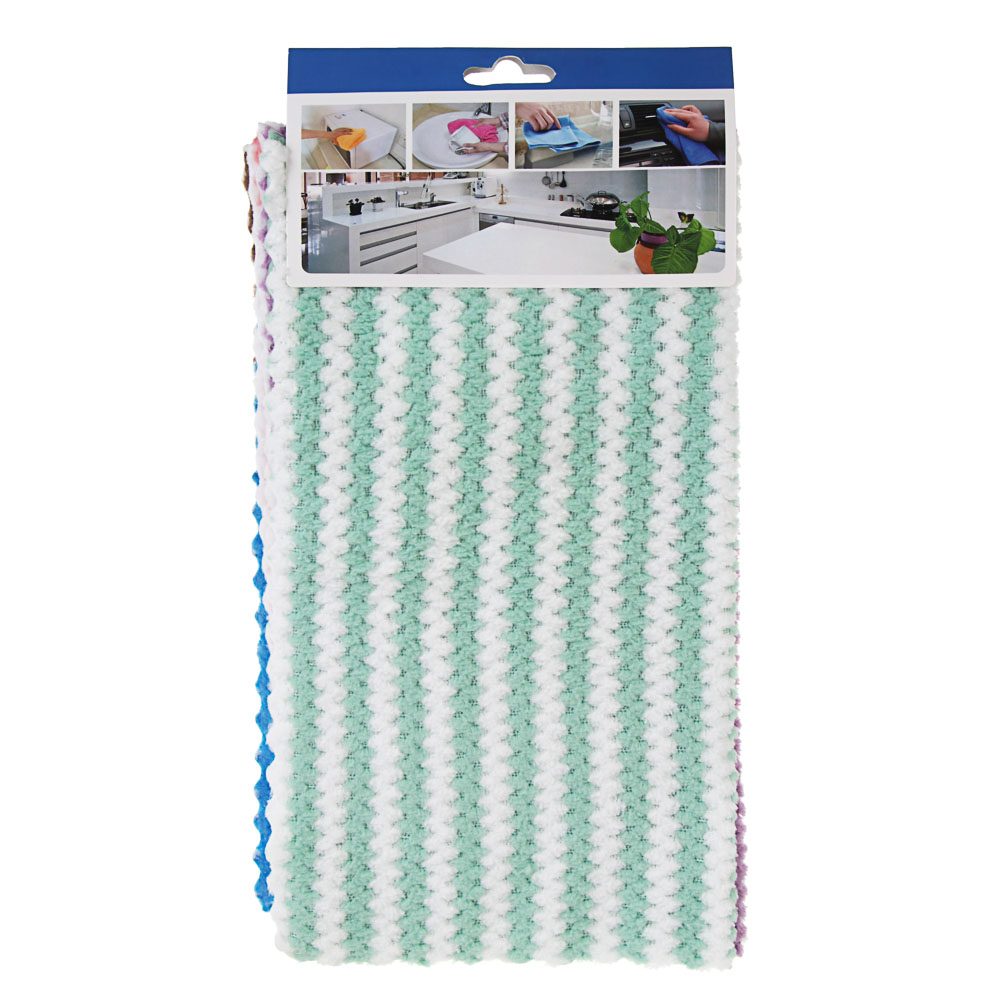 Набор салфеток 5 шт тм VETTA, 30х30 см, 210 г/кв.м., микс дизайнов, полиэстер, арт.№ 448-370