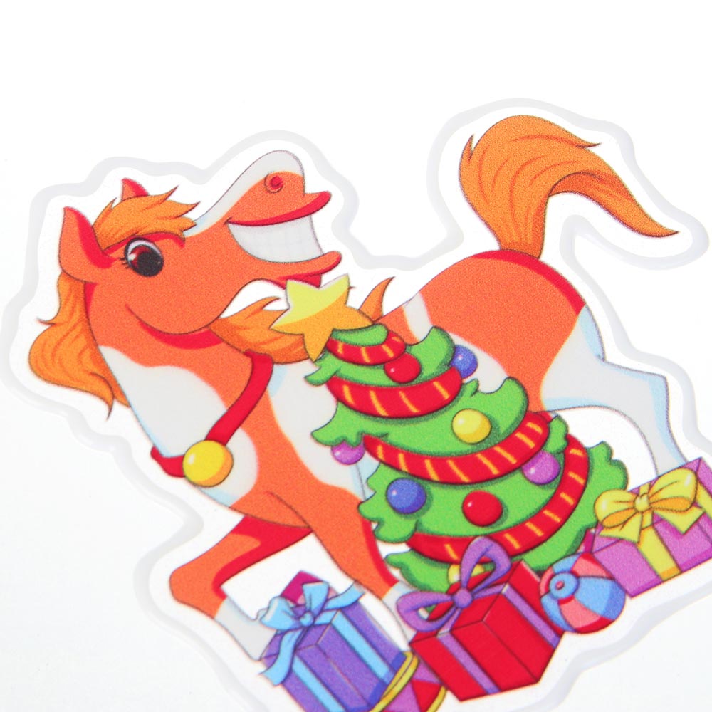 СНОУ БУМ Наклейка Символ года 15x23 см, ПВХ, арт.№ 336-506