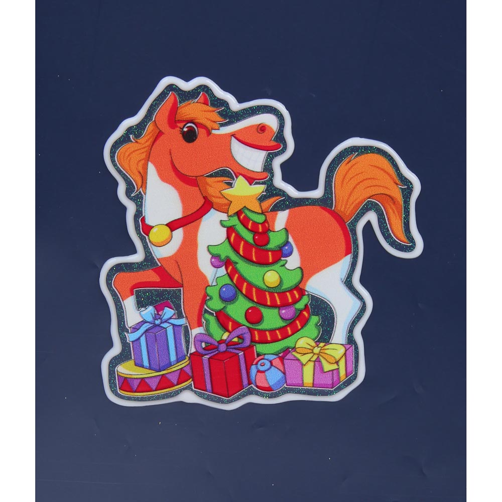 СНОУ БУМ Наклейка Символ года 15x23 см, ПВХ, арт.№ 336-506