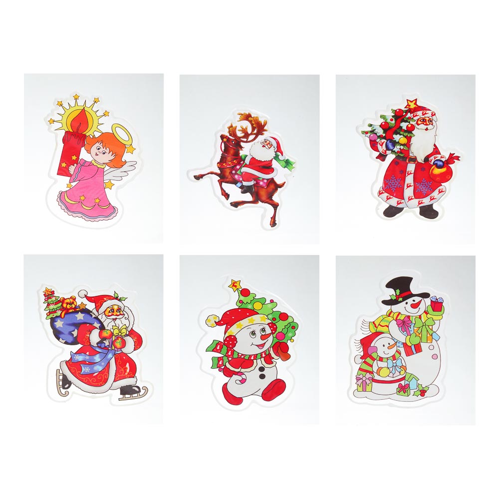 СНОУ БУМ Наклейка декоративная, 15x23 см, ПВХ, арт.№ 336-507