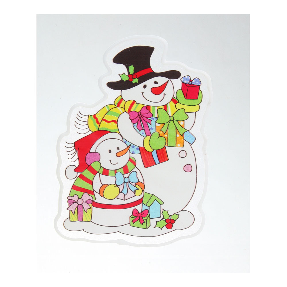 СНОУ БУМ Наклейка декоративная, 15x23 см, ПВХ, арт.№ 336-507