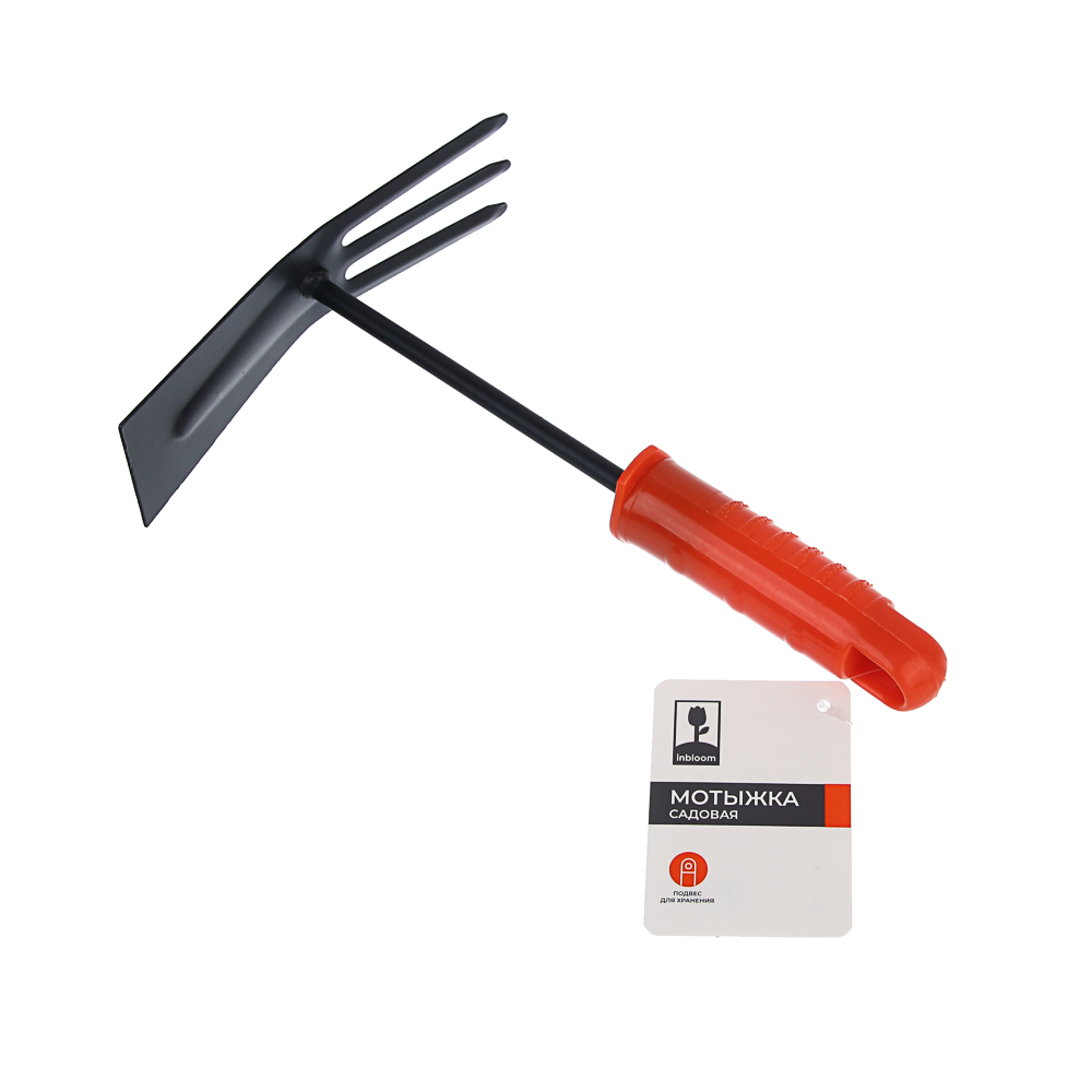 INBLOOM Мотыжка садовая 20x15см с пластиковой ручкой, арт.№ 167-065