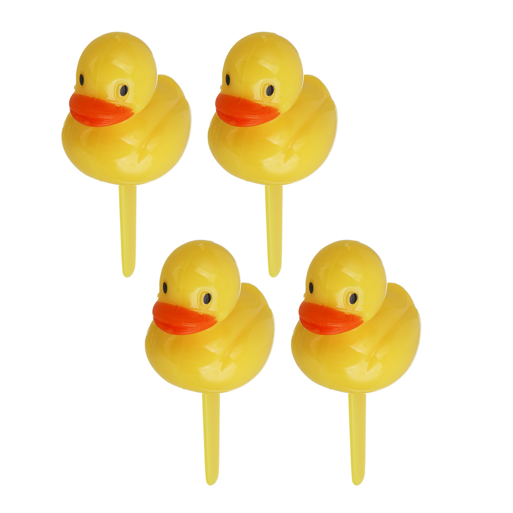 Топпер "Утята", 7,5x4см, пластик, 4 шт, арт.№ 349-603