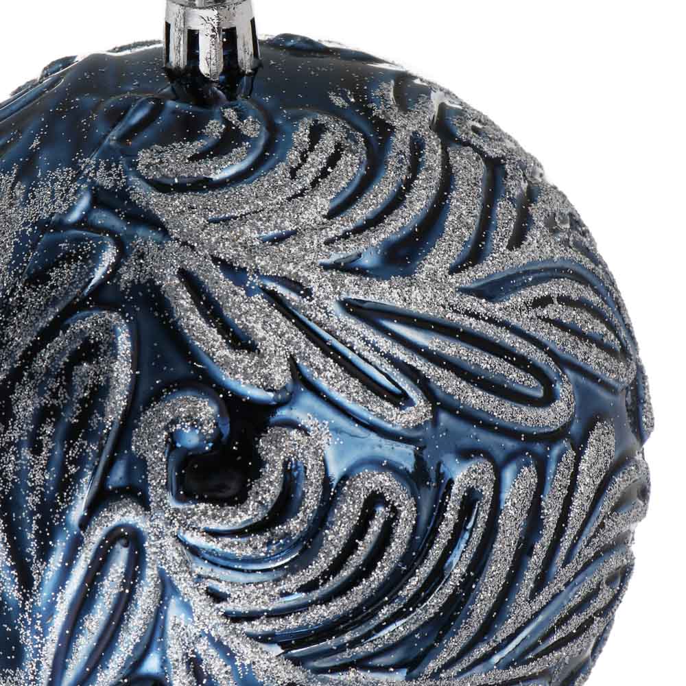 СНОУ БУМ Набор шаров 10 см, 2 шт, синий, 26-146, арт.№ 373-576