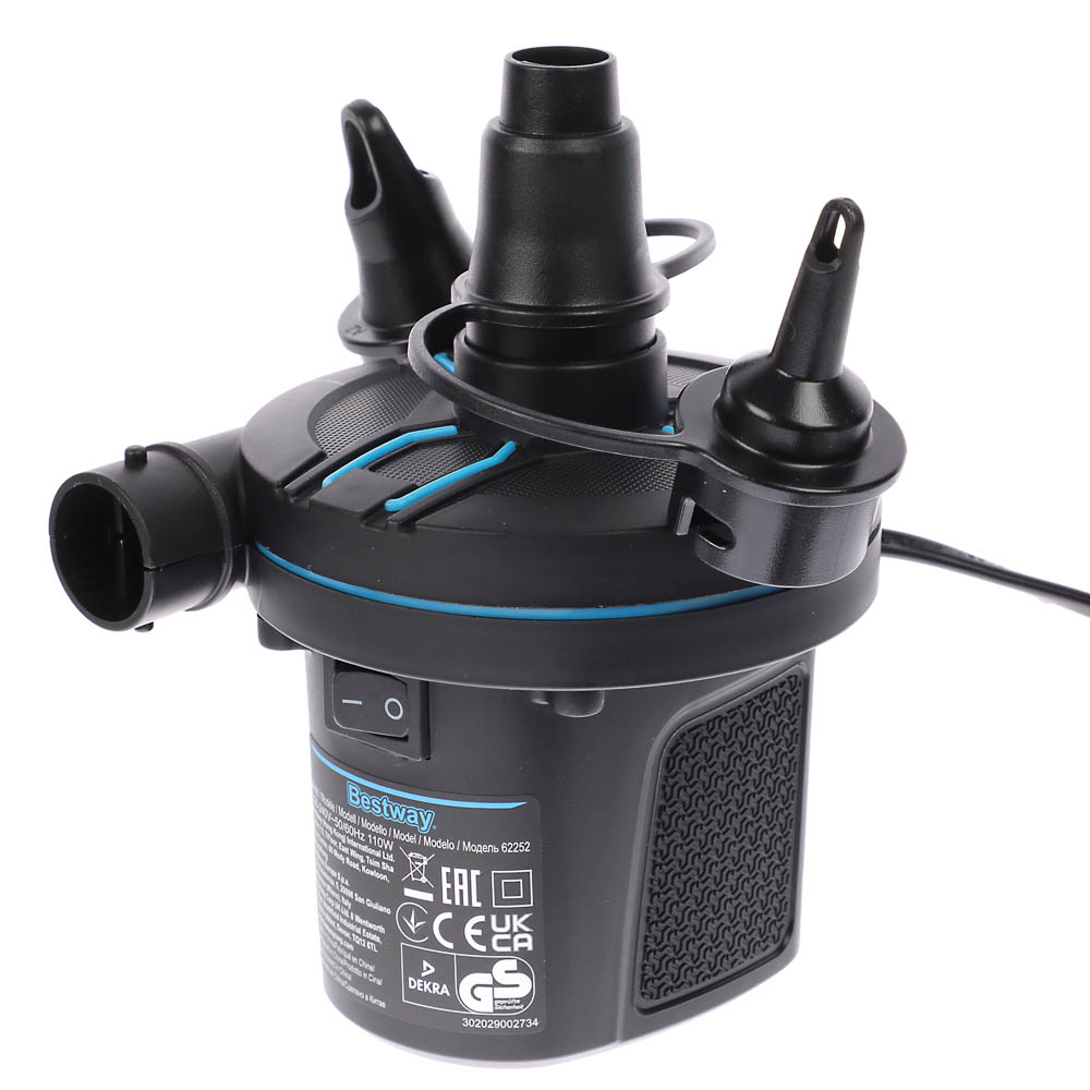 Насос электрический тм Bestway, 680 л/мин, 3 насадки  62252, арт.№ 004-017