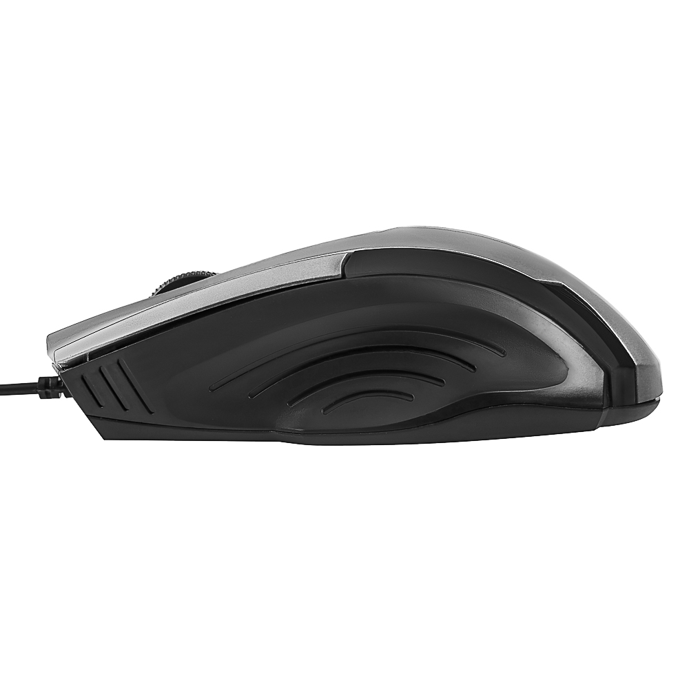 Компьютерная мышь проводная FORZA Shine 1200DPI,3D, каб. 160см, серебристый, арт.№ 405-087