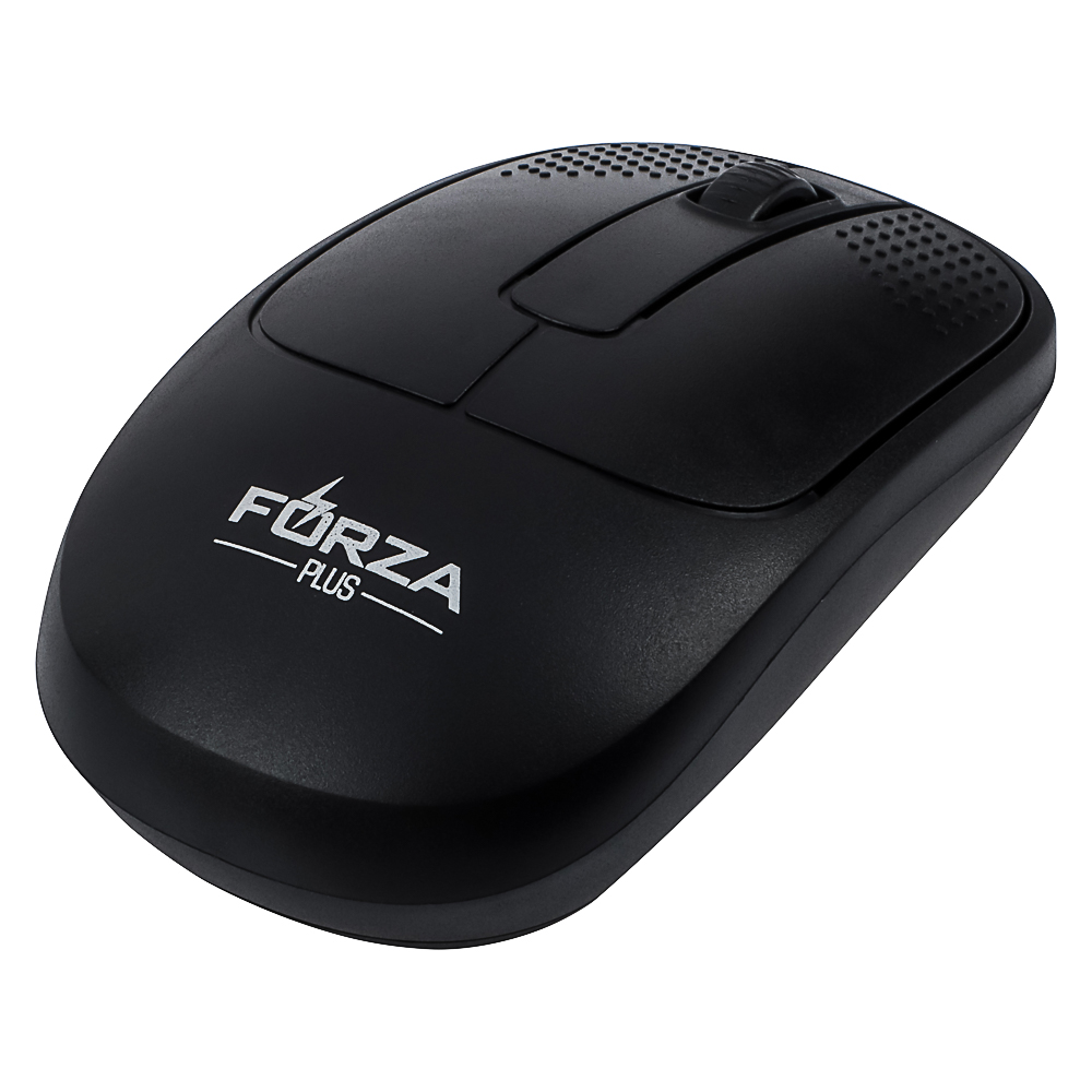 Компьютерная мышь беспроводная FORZA Usual 2.4GHz, 1200 DPI, 2.4GHz, 1xAAA, чёрная, арт.№ 405-088
