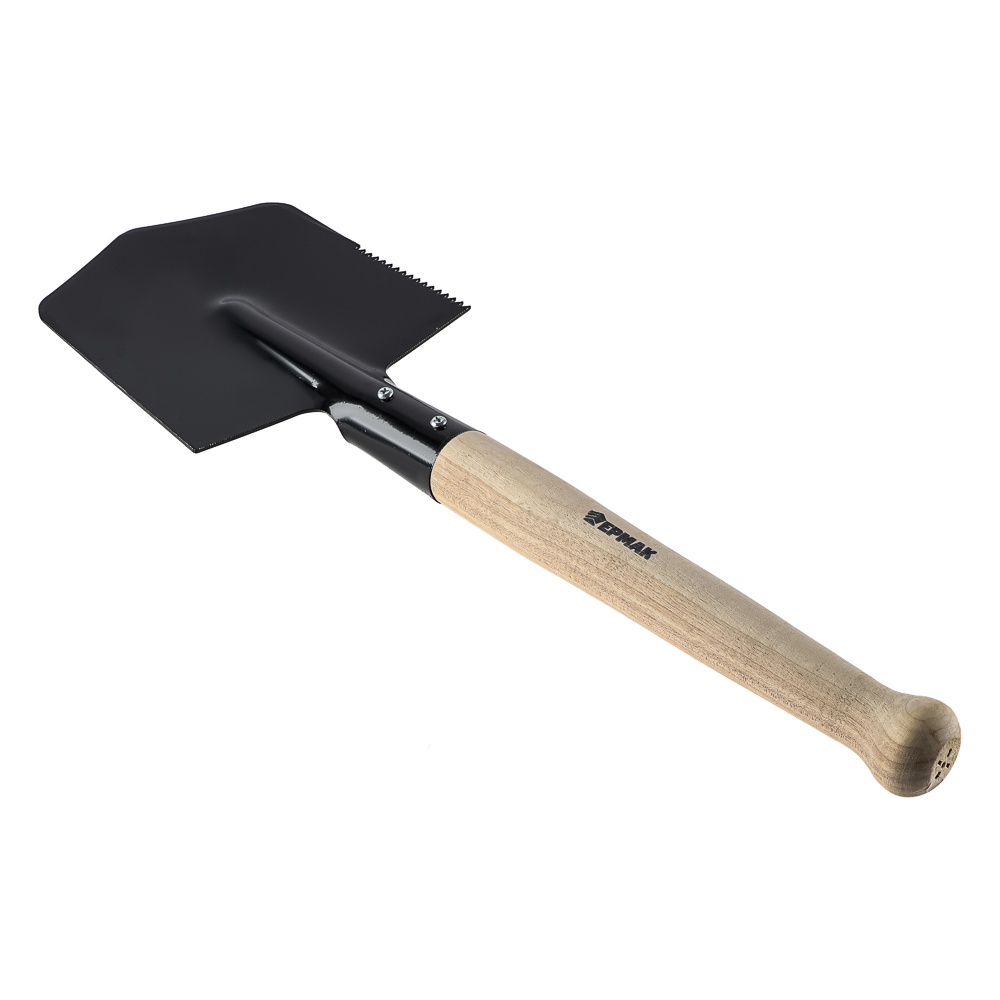Лопата пехотная МПЛ-50 (РАТНИК) тм ЕРМАК, 50 см, толщина 1,8-2 мм., сталь 3-5 г/к, береза, арт.№ 070-055