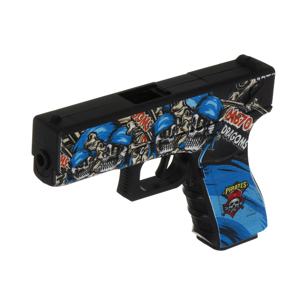 ИГРОЛЕНД Пистолет "Спецагент",  гидрогелевые пули, PP,  20х14х4 см, 2 дизайна, арт.№ 261-797