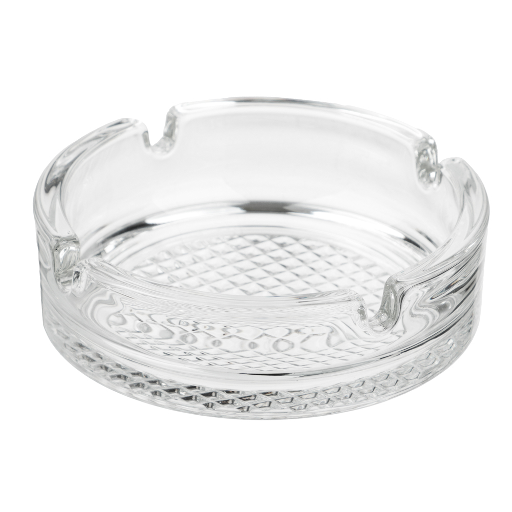 ОСЗ Пепельница круглая с рельефный дном D-10,6см H-3,4см, стекло, арт.№ 531-092