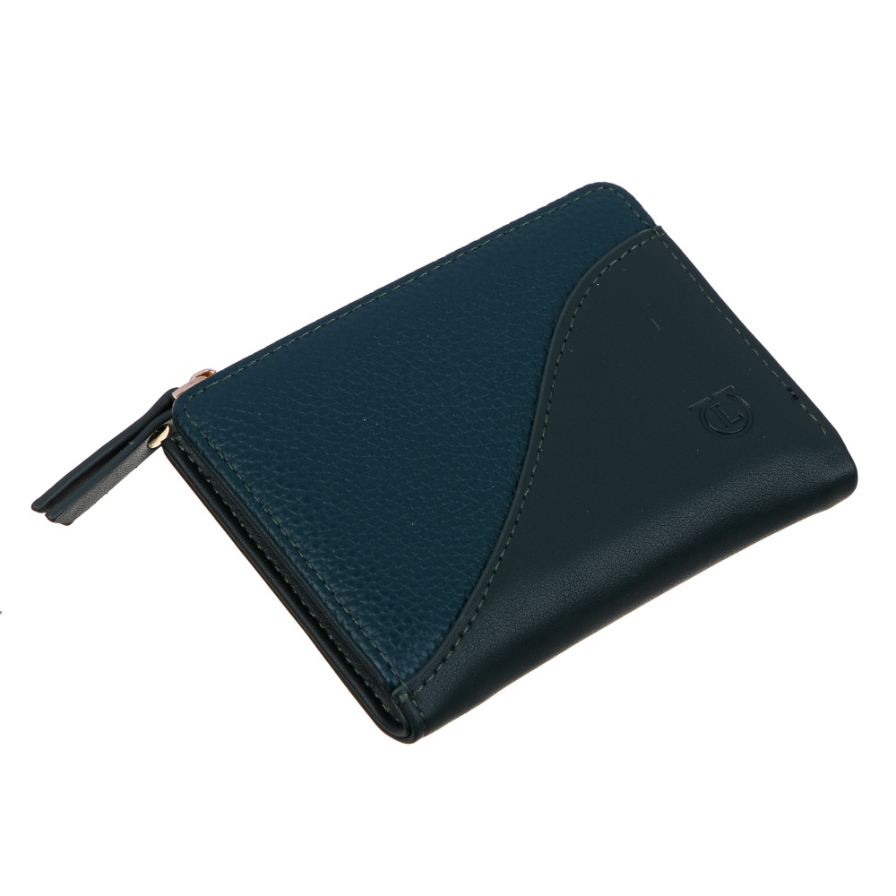 ЮL Эметта Кошелек для карт, купюр и монет, полиуретан, 11,5х9х2 см, 3 цвета, КЖ24-02, арт.№ 303-013