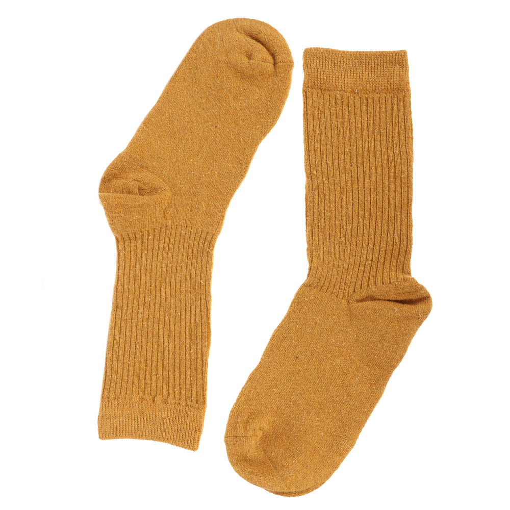 Носки женские "полушерсть" в рубчик, 65% полушерсть, 15% акрил, 10% спандекс, 10% эл, р. 36-39, арт.№ 019-527