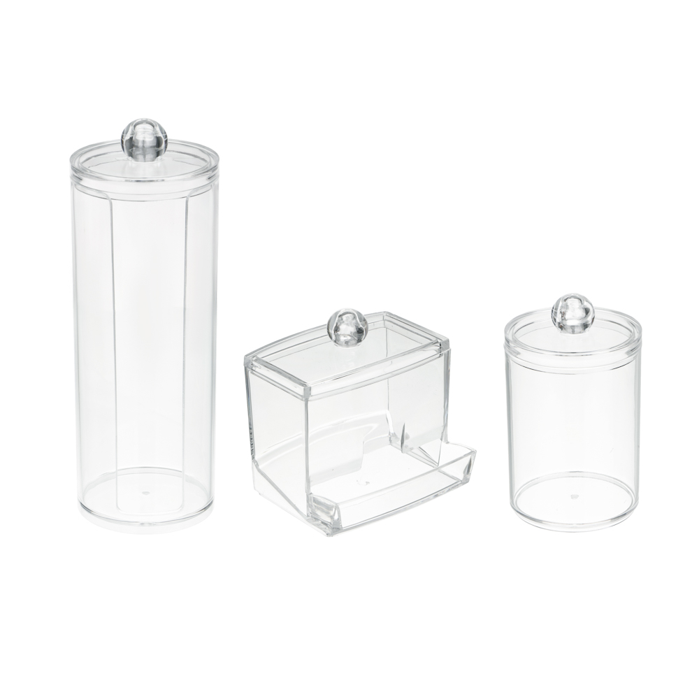 Набор органайзеров 3 штуки тм ЮНИLOOK, пластик, прозрачный, #124, арт.№ 357-409