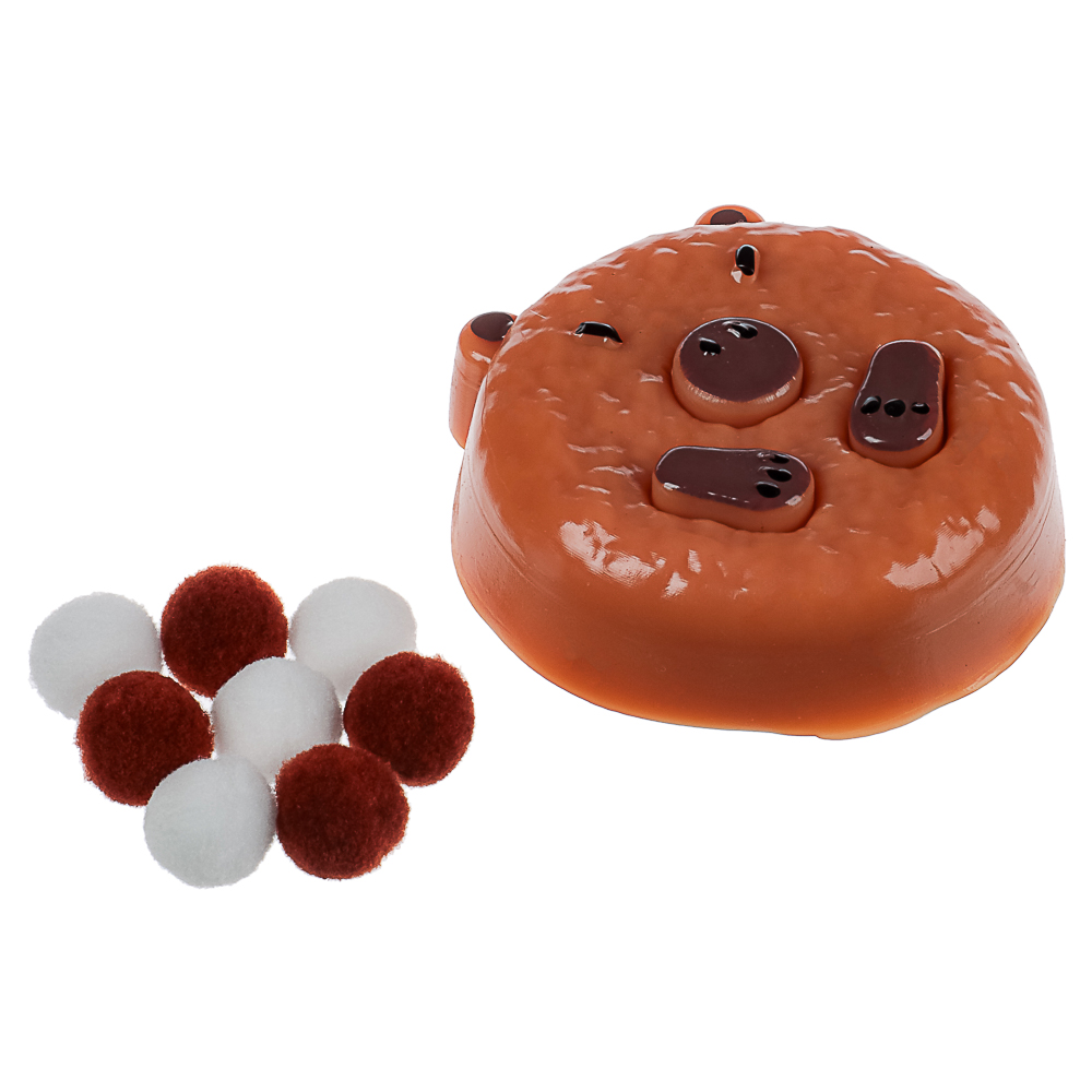 Набор лизунов Сквиш мялка «Капибара», TPR, 10х10см, арт.№ 297-133