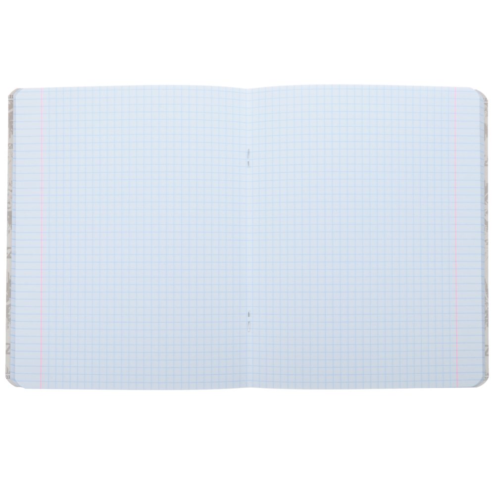 Тетрадь 48л. в кл. ПРЕМИУМ, офсет, обл.картон, скрепка, "Машины/Фигуры", конгрев, фольга, 7225, 7730, арт.№ 578-061