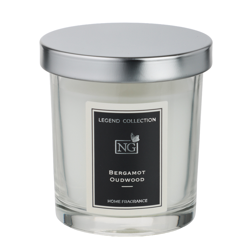 NEW GALAXY Свеча ароматизированная LEGEND COLLECTION, 88 гр, Bergamot Oudwood, арт.№ 778-288