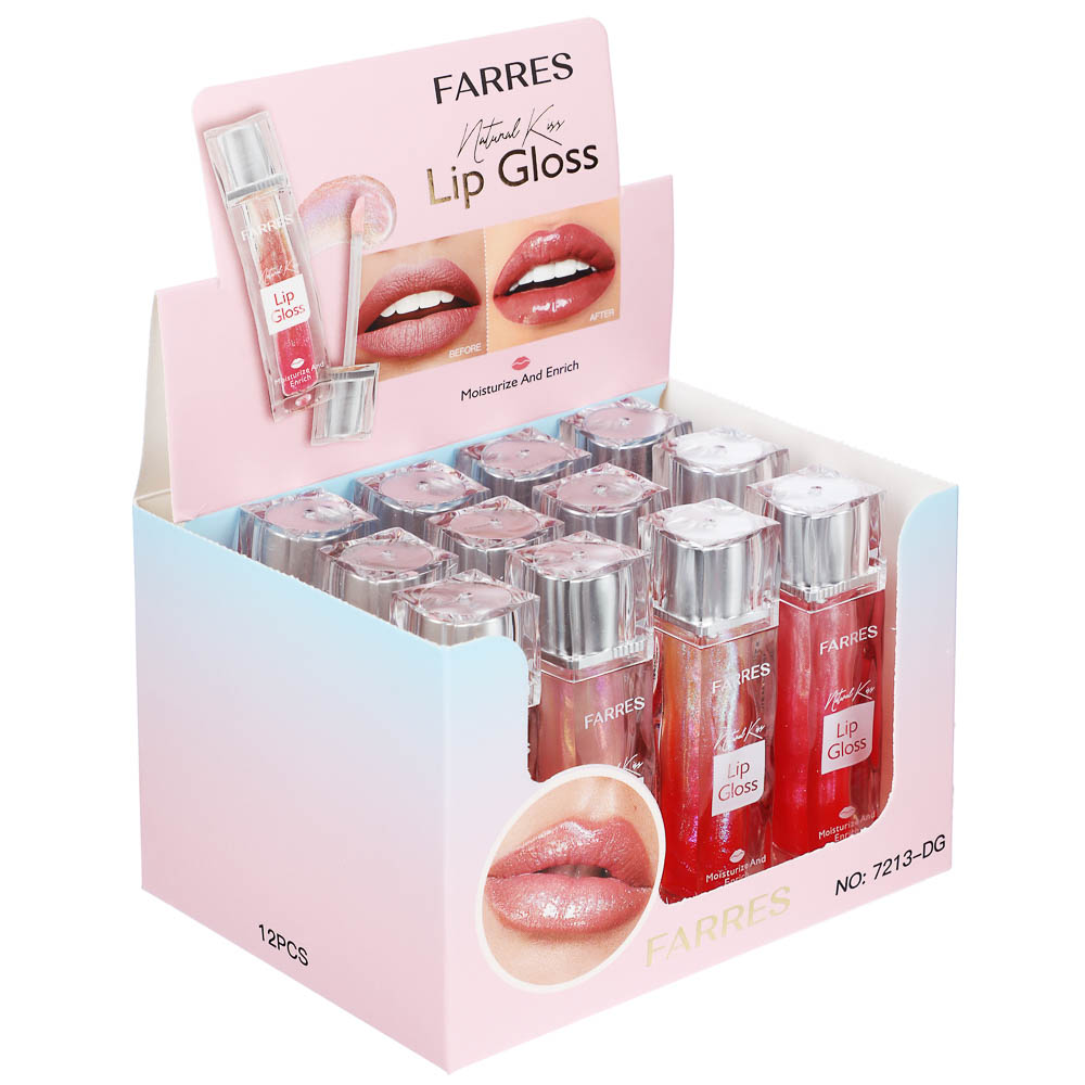 Блеск для губ градиентный "Жидкое стекло", тм Farres, 5 мл, арт.№ 330-660