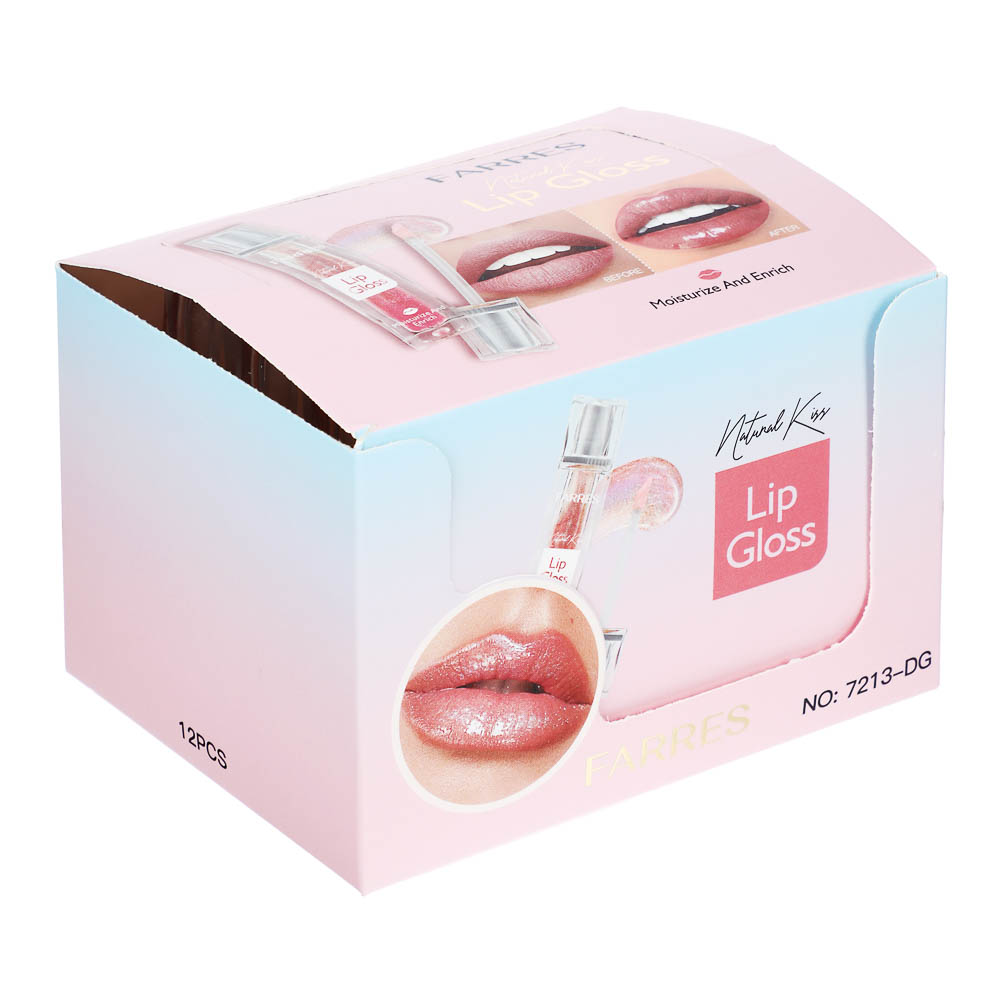 Блеск для губ градиентный "Жидкое стекло", тм Farres, 5 мл, арт.№ 330-660