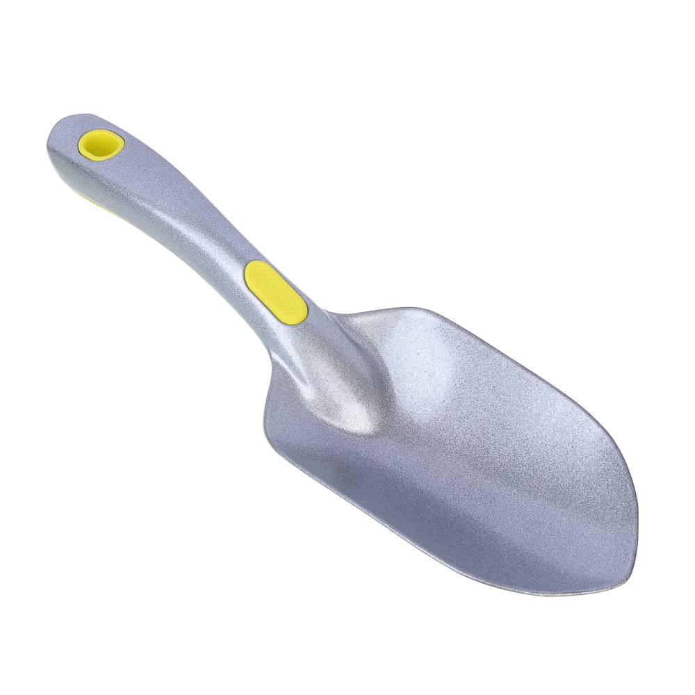 INBLOOM Лопатка садовая широкая 28x8.3см, алюминий, TPR, арт.№ 181-091