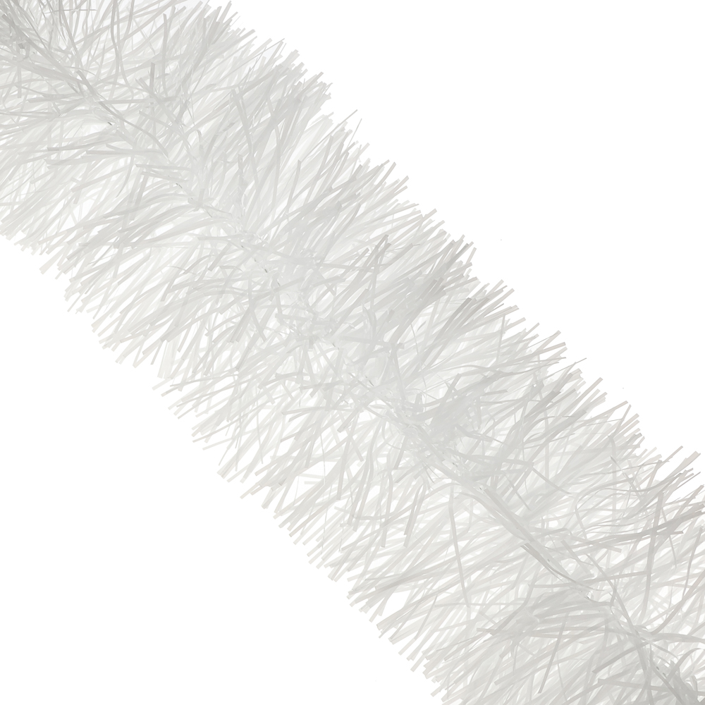 СНОУ БУМ Мишура Норка 11x200см, ПЭТ, белая, арт.№ 377-805