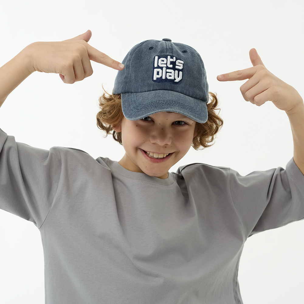 GALANTE Кепка детская, р.54, 30% хлопок, 70% полиэстер, синий, ВЛ25-04, #4, арт.№ 314-942